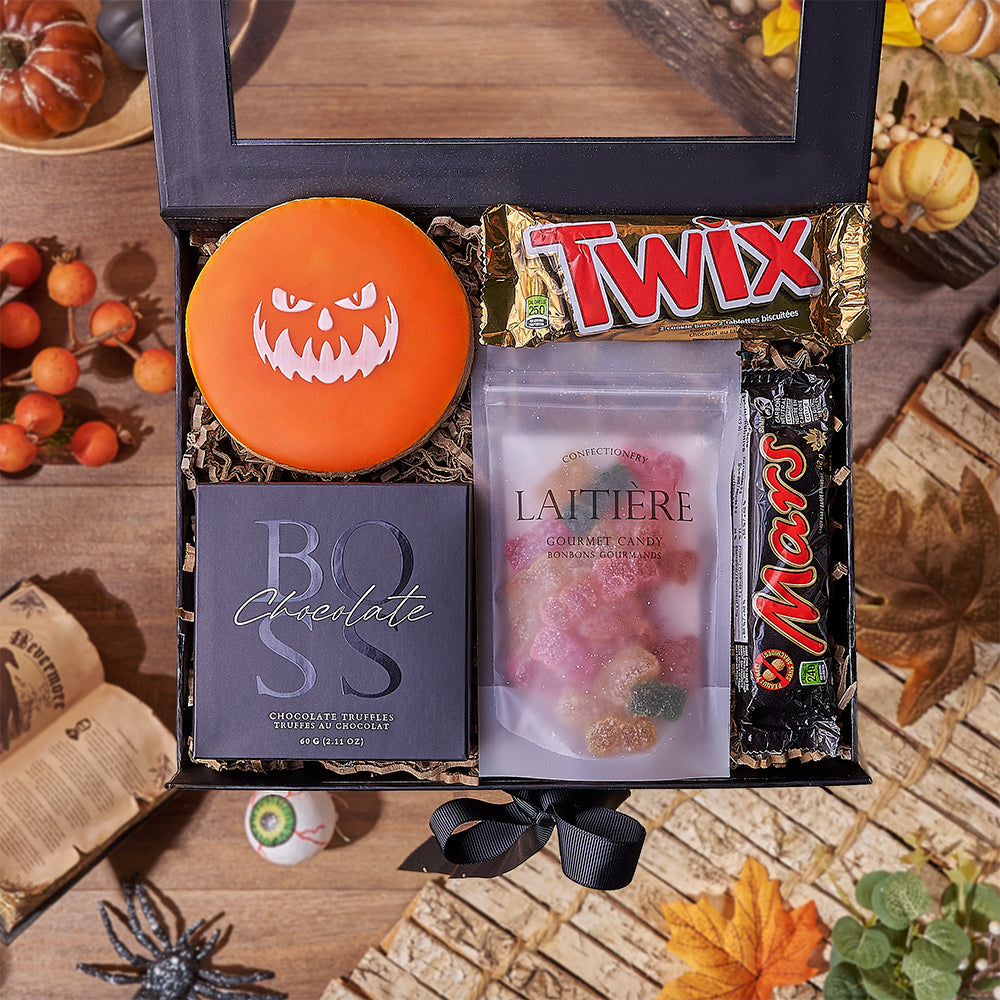 Sweet &amp; Sour Halloween Gift Box, halloween gift, halloween, candy gift, candy, cookie gift, cookie, New Jersey delivery