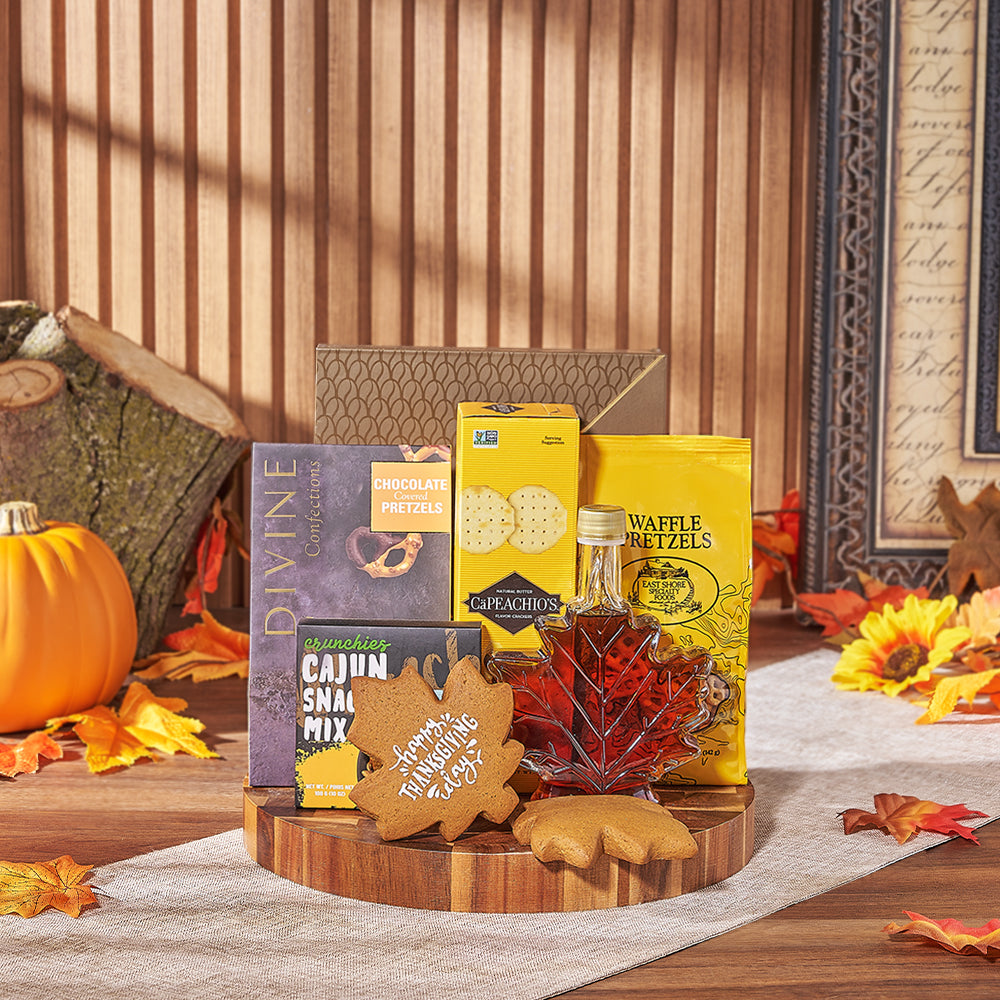Thanksgiving Sweet &amp; Salty Snack Board, thanksgiving gift, thanksgiving, chocolate gift, chocolate, cookie gift, cookie, New Jersey delivery