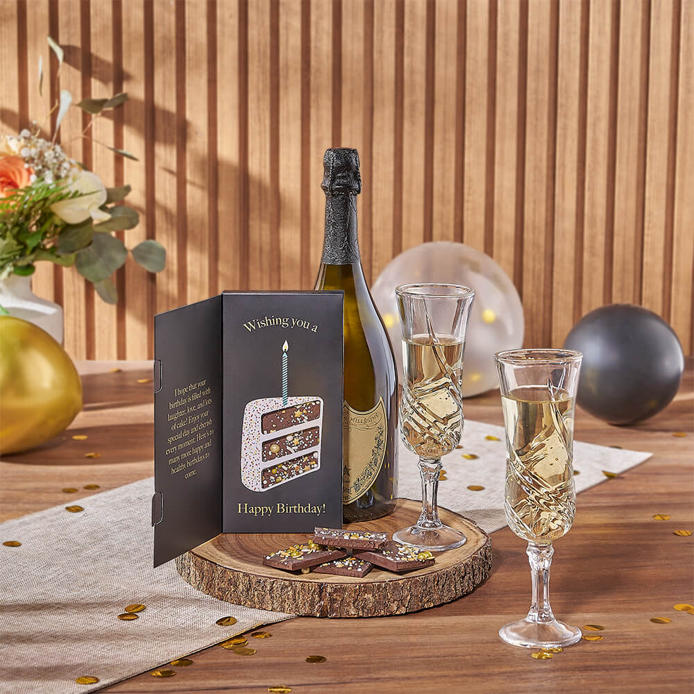Wonderful Birthday Champagne Gift Set, champagne gift, champagne, sparkling wine gift, sparkling wine, birthday gift, birthday, New Jersey delivery