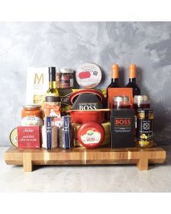 Deluxe Wine & Cheese Party Basket