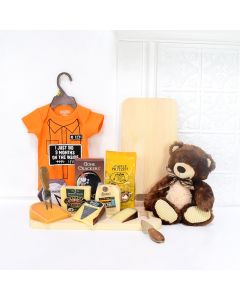 LITTLE FOOTSTEPS GIFT SET, baby gift basket, welcome home baby gifts, new parent gifts
