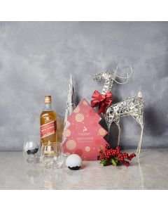 Holidays Served On the Rocks Gift Set, liquor gift baskets, gourmet gifts, gifts