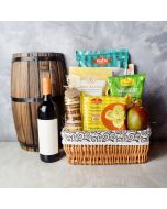 FLAVORS OF DIWALI GIFT BASKET WITH WINE