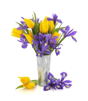 Bursting Beauty Iris Bouquet