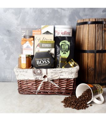 Forest Hill Coffee & Snack Basket, gourmet gift baskets, gift baskets, gourmet gifts

