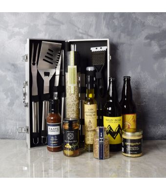 Rosedale Barbecue Gift Set, beer gift baskets, gourmet gifts, gifts, beer