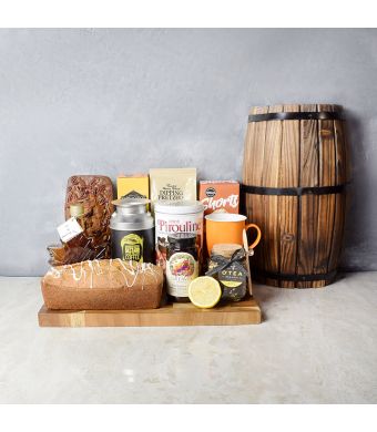 Coffee, Tea & Treats Gift Set, gourmet gift baskets, gift baskets, gourmet gifts
