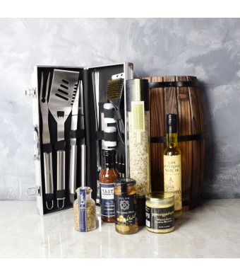 Mediterranean Grilling Gift Set, gift baskets, gourmet gifts, gifts