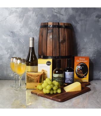 Decadent Wine & Cheese Basket
