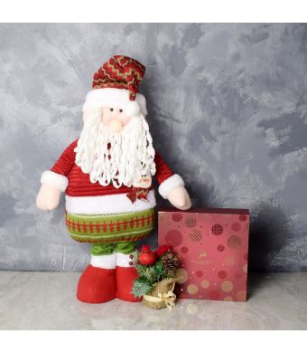 Santa & Gourmet Chocolates Gift Set, gift baskets, gourmet gifts, gifts
