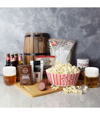 Beer & Irresistible Snacks Gift Set, beer gift baskets, gourmet gift baskets, gift baskets, gourmet gifts
