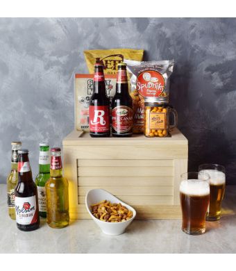 Gourmet Game Day Beer Gift Crate, beer gift baskets, gourmet gift baskets, gift baskets, gourmet gifts
