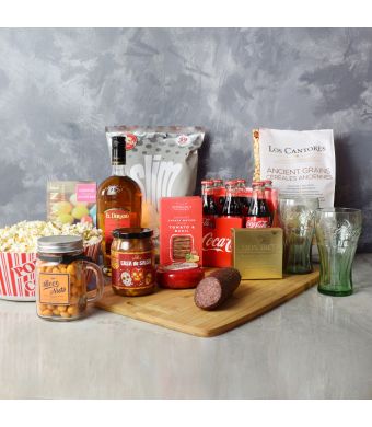 Crunch & Confections Liquor Gift Set, liquor gift baskets, gourmet gift baskets, gift baskets, gourmet gifts
