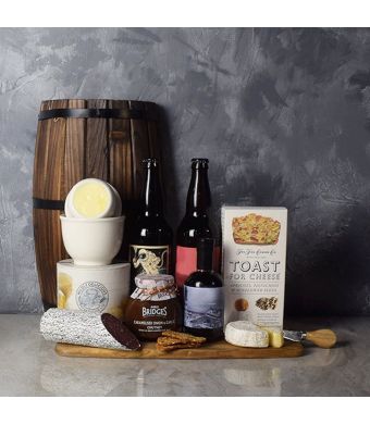 Cured Your Craving, Cheese & Craft Beer Basket