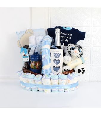 Sweet Dreams Champagne Gift Set, baby gift baskets, champagne gift baskets