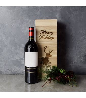 Christmas Wine Box