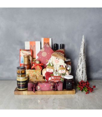 An Italian Christmas Spread, Christmas gift baskets, gourmet gift baskets, gourmet gifts, gift baskets