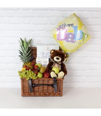 Newborn Essentials Gift Basket, baby gift baskets, baby gifts, gift baskets

