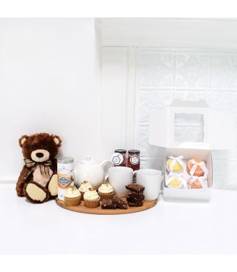 BORN TO BE CUTE GIFT BASKET, baby gift basket, welcome home baby gifts, new parent gifts