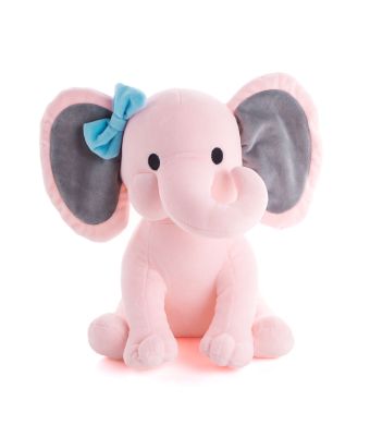 Large Pink Plush Elephant