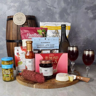 Wish You Success Wine & Goodies Gift Basket Manchester