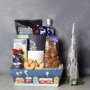 Santa's Reindeer & Liquor Gift Set New Jersey